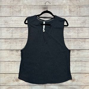 Lululemon Heather Gray Sleeveless Tee